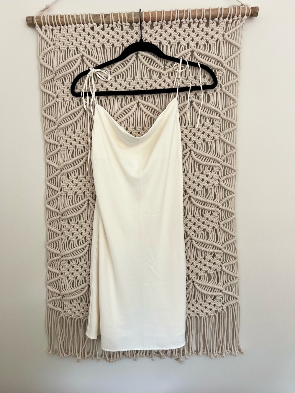 Abercrombie & Fitch Cream Mini Slip Dress - only worn once